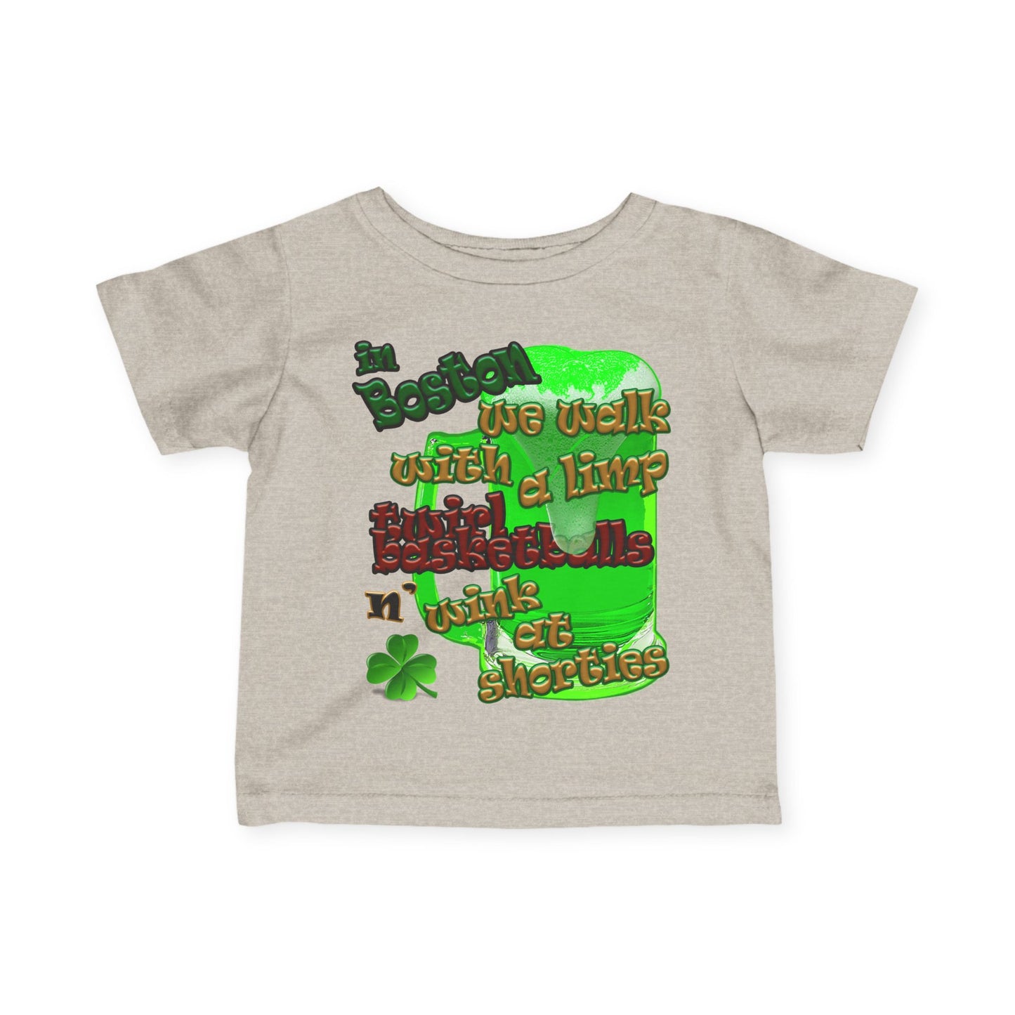 celtics logo - Infant Fine Jersey Tee