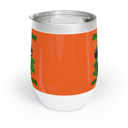 disc jockey - Chill Wine Tumbler (orange)