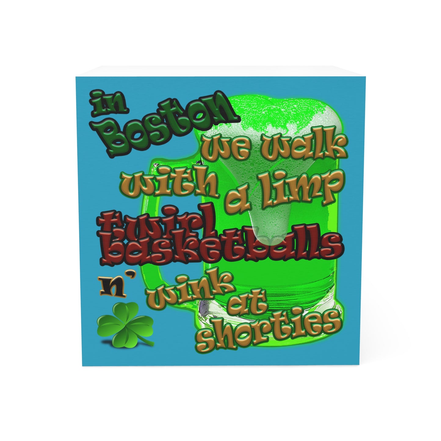 celtic's logo - note cube (turquoise)
