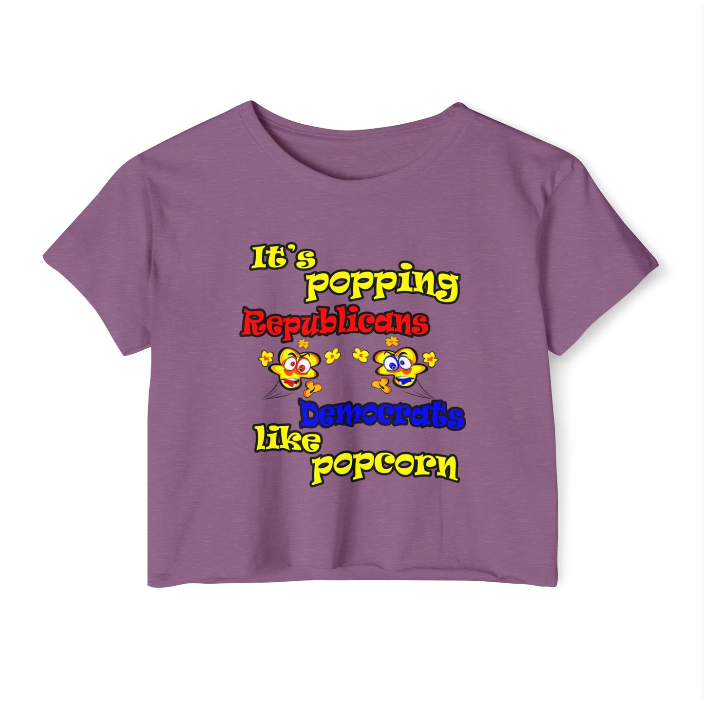 popping like popcorn - Women's Festival Crop Top