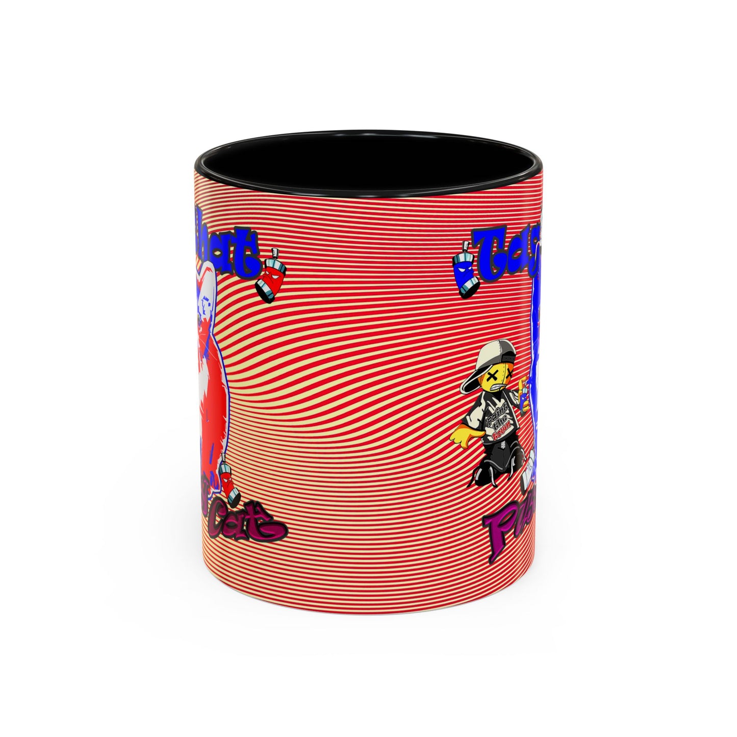 tag that - Accent Mug (yellow-orange wave)