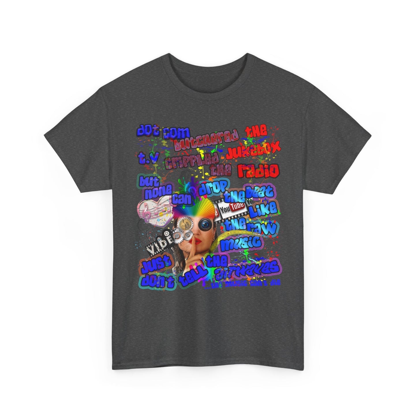 drop the beat - Unisex Heavy Cotton Tee