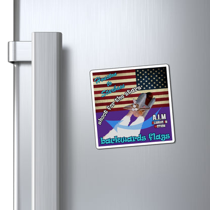 shoot for the stars - Magnets - (purple)