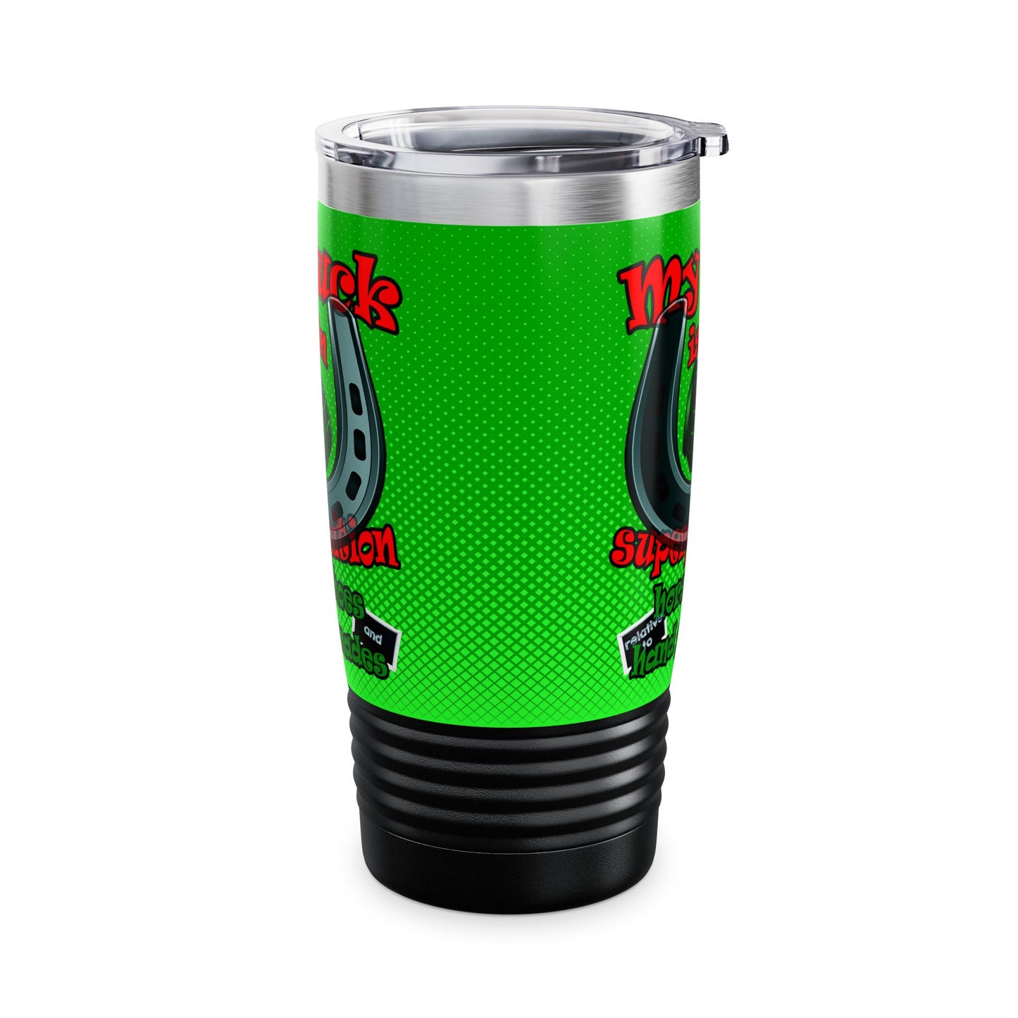 my luck - Ringneck Tumbler, 20oz (logo green)