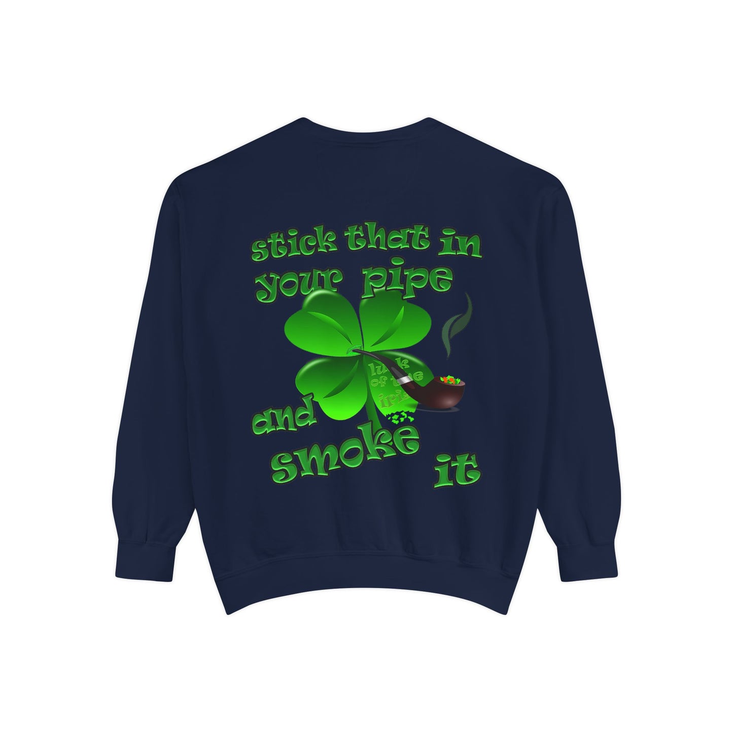 celtics logo - Unisex Garment-Dyed Sweatshirt