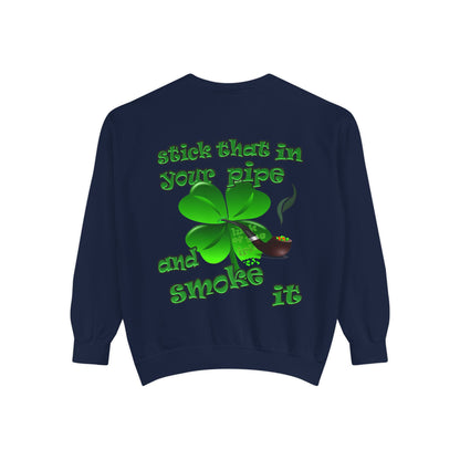 celtics logo - Unisex Garment-Dyed Sweatshirt