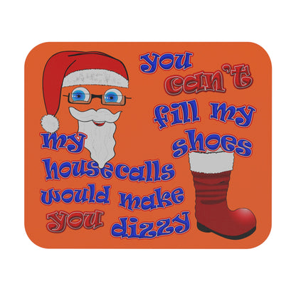santa's shoes - Mouse Pad (Rectangle) (orange)