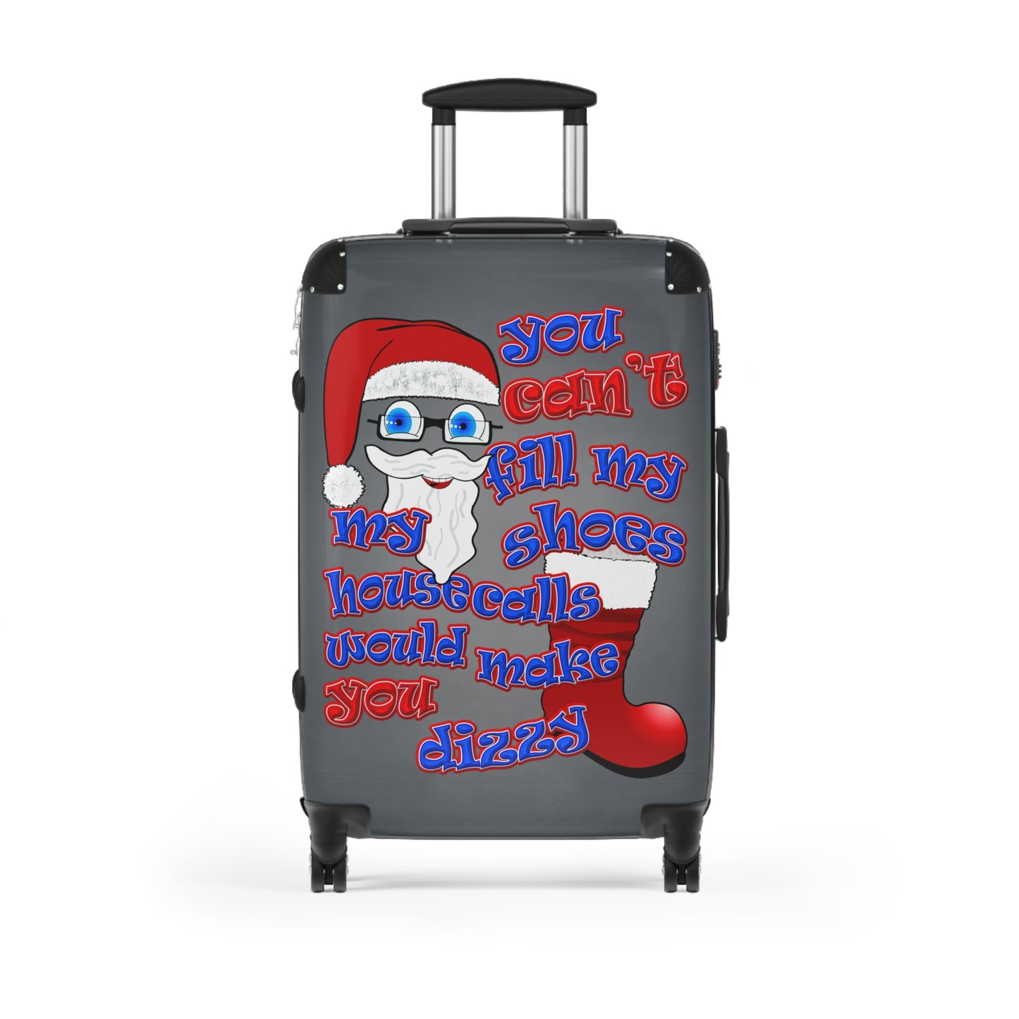 santa's shoes - Suitcase (grey-light grey)
