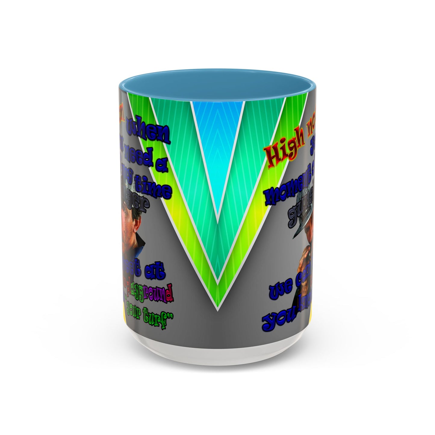 high noon - Accent Mug (rainbow split)