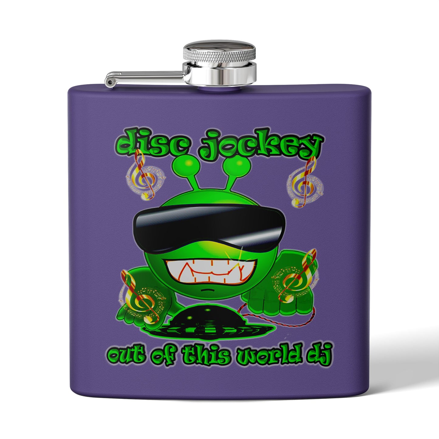 disc jockey - Stainless Steel Flask
