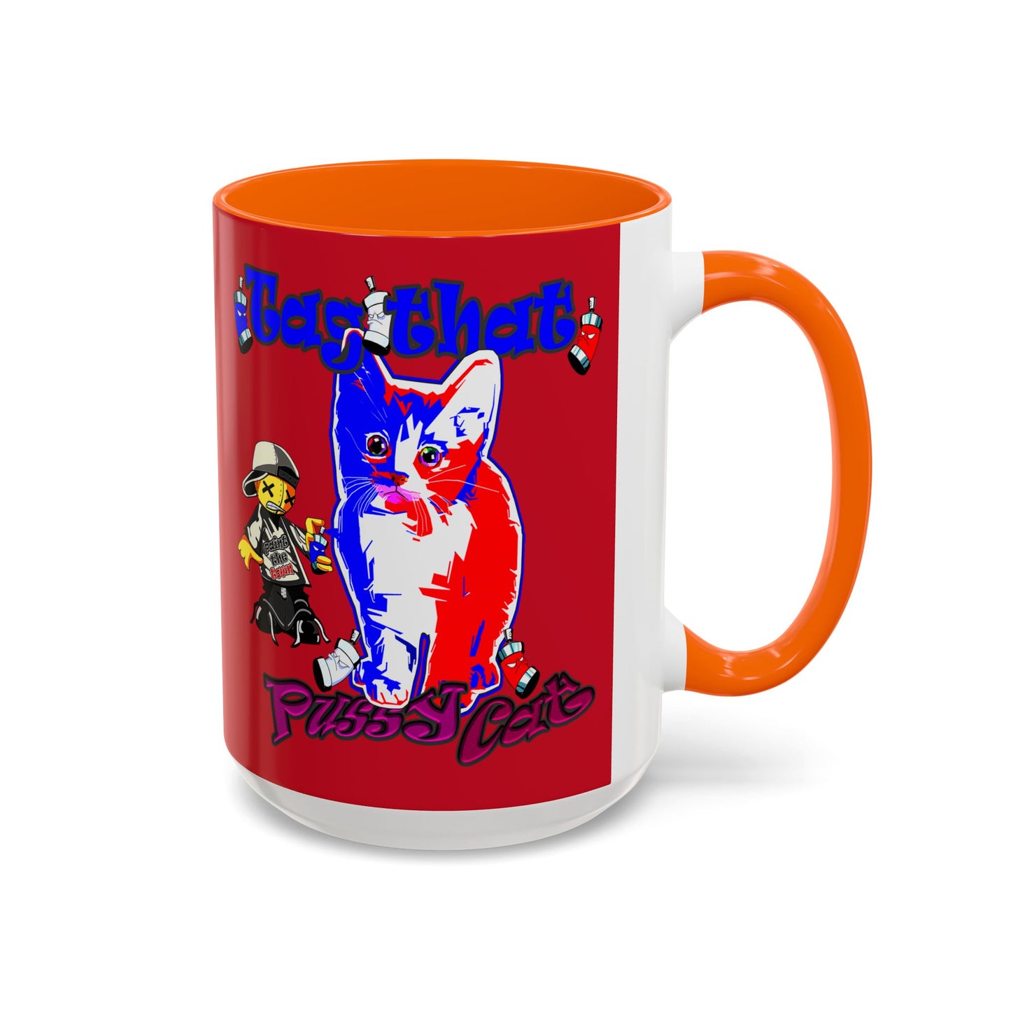 tag that - Accent Mug (dark red)