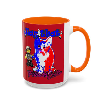 tag that - Accent Mug (dark red)