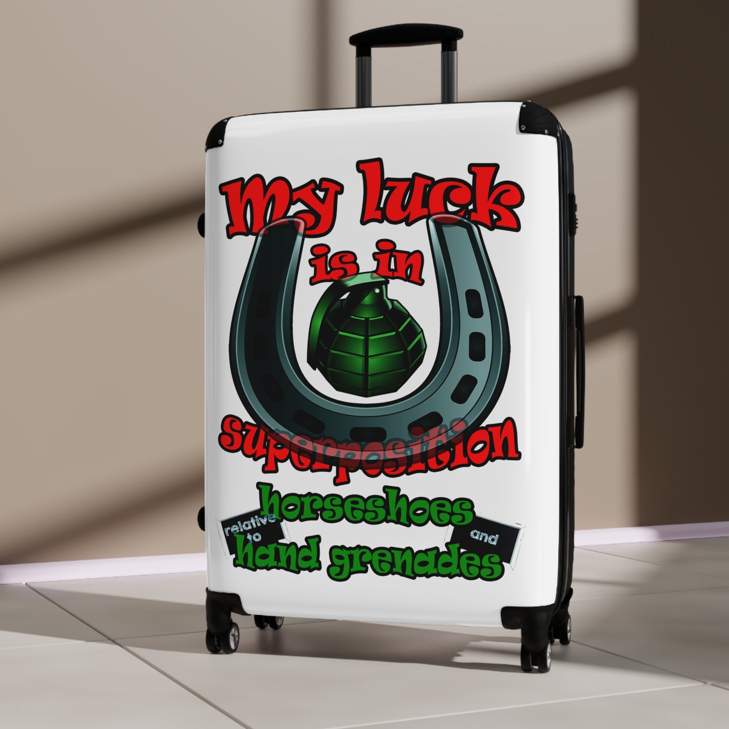 my luck - Suitcase (white)
