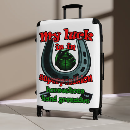my luck - Suitcase (white)