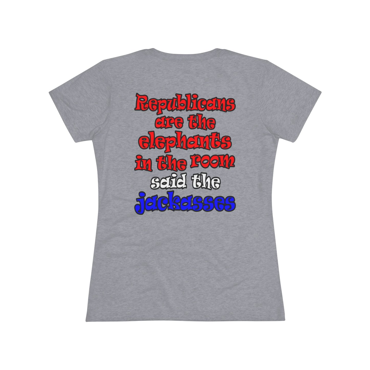 donkeys and elephants - Women's Triblend Tee