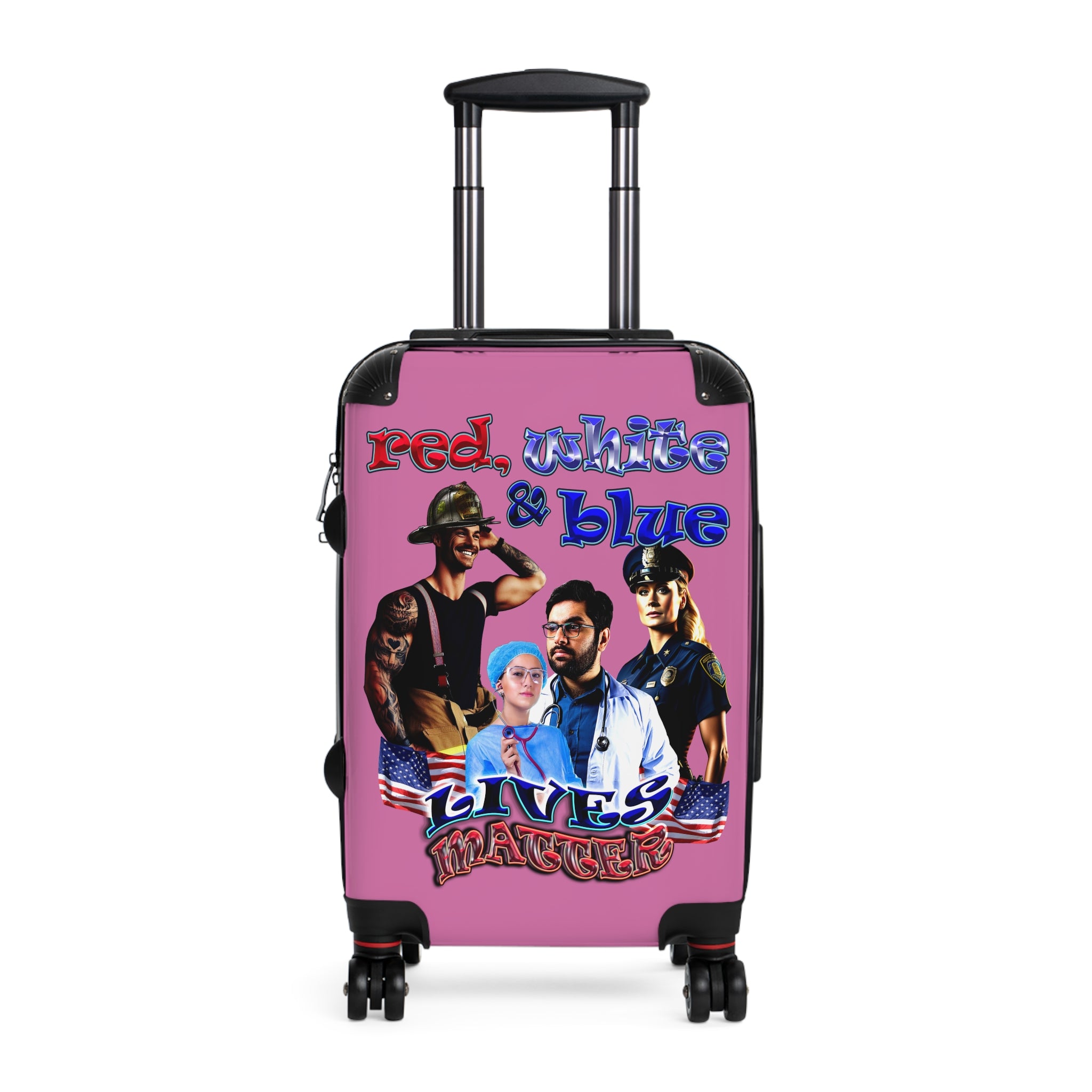 rw&b lives matter - Suitcase (light pink)