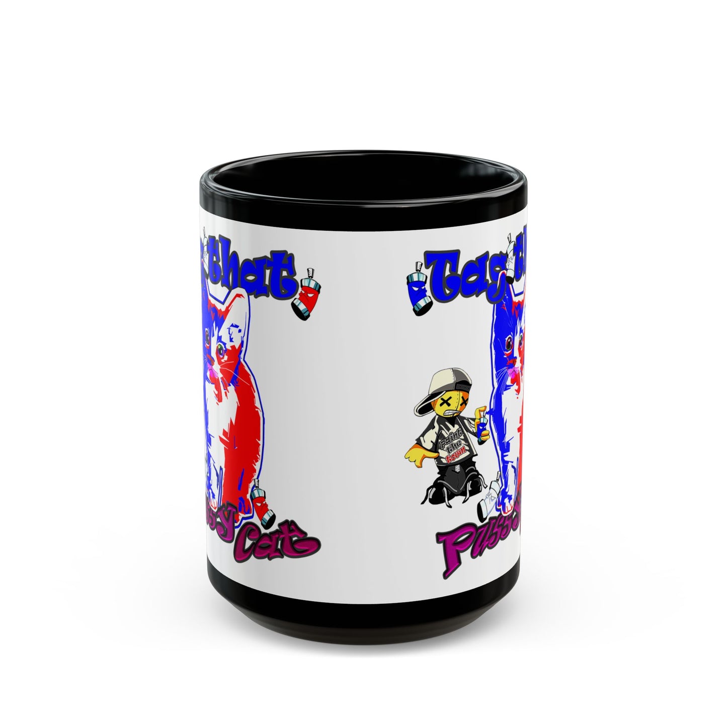 tag that - Black Mug (white)