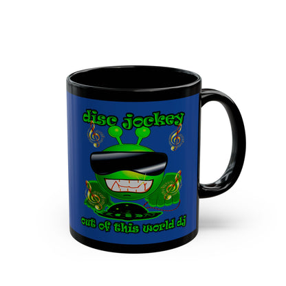 disc jockey - Black Mug (dark blue)