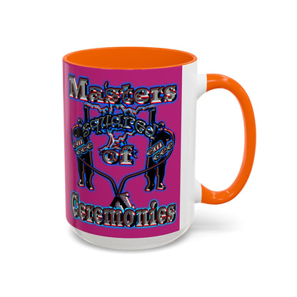 em cee squared - Accent Mug (pink)