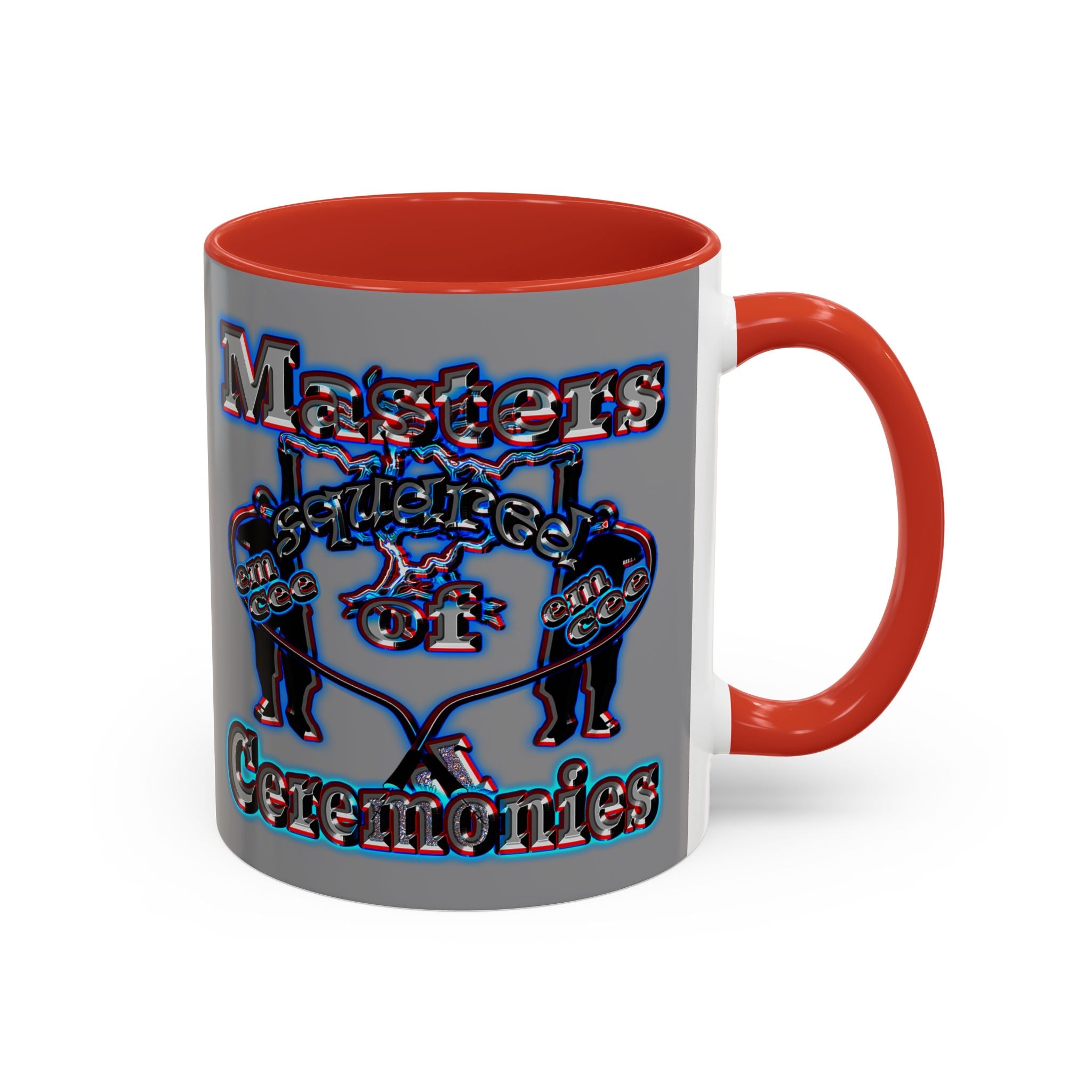 em cee squared - Accent Mug (grey)