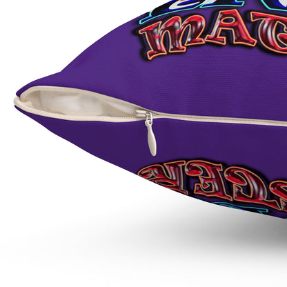 rw&b lives matter - Spun Polyester Square Pillow - (purple)
