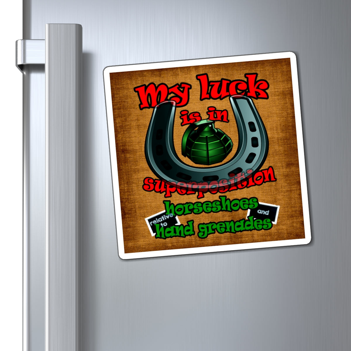 my luck - Magnets - (brown papyrus)
