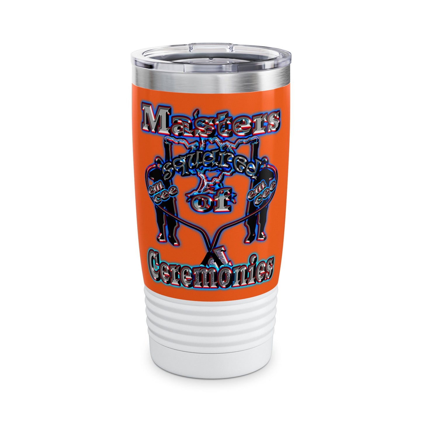 em cee squared - Ringneck Tumbler, 20oz (orange)