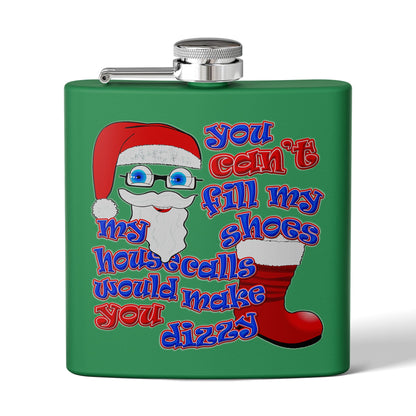 santa's shoes - Stainless Steel Flask