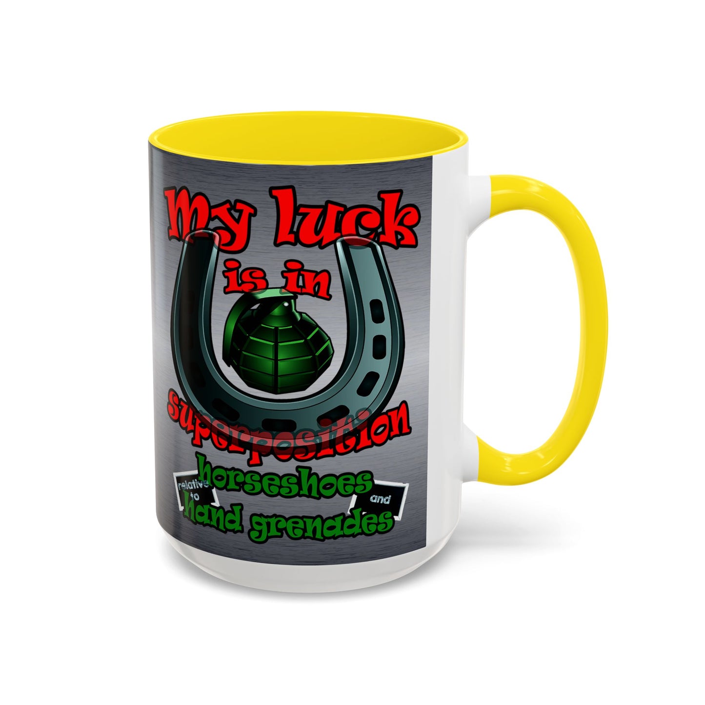 my luck - Accent Mug (brushed nickel)