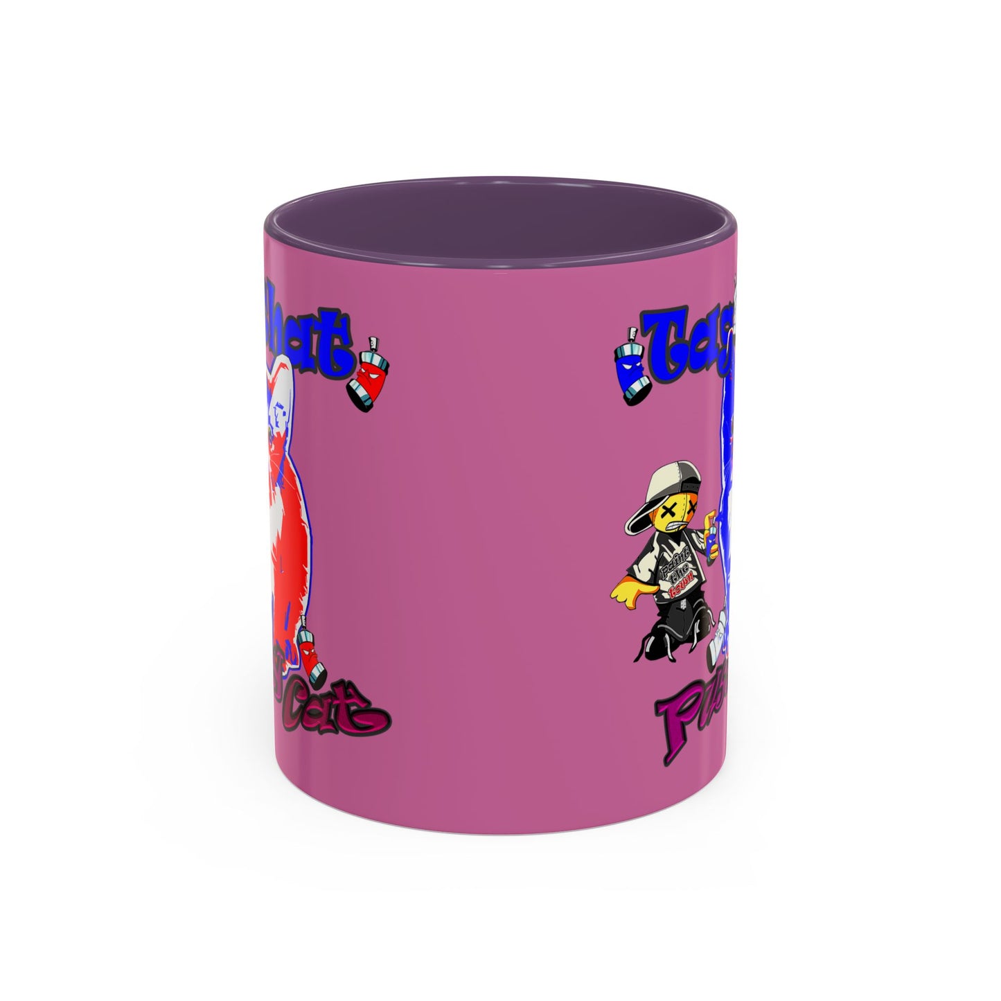tag that - Accent Mug (light pink)