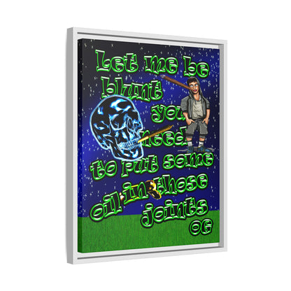 og - framed canvas art ('snoops' background)