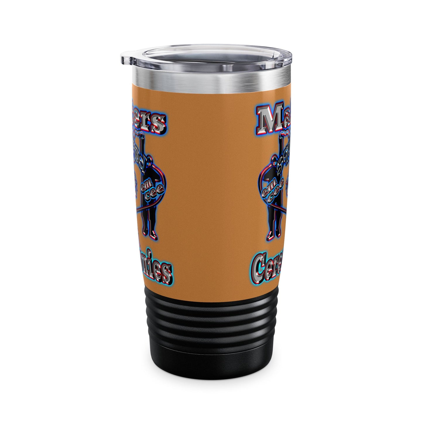 em cee squared - Ringneck Tumbler, 20oz (light brown)