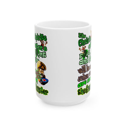 christmas spirits of boston - White Mug (white)