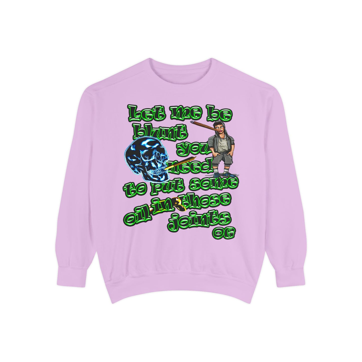 og - Unisex Garment-Dyed Sweatshirt