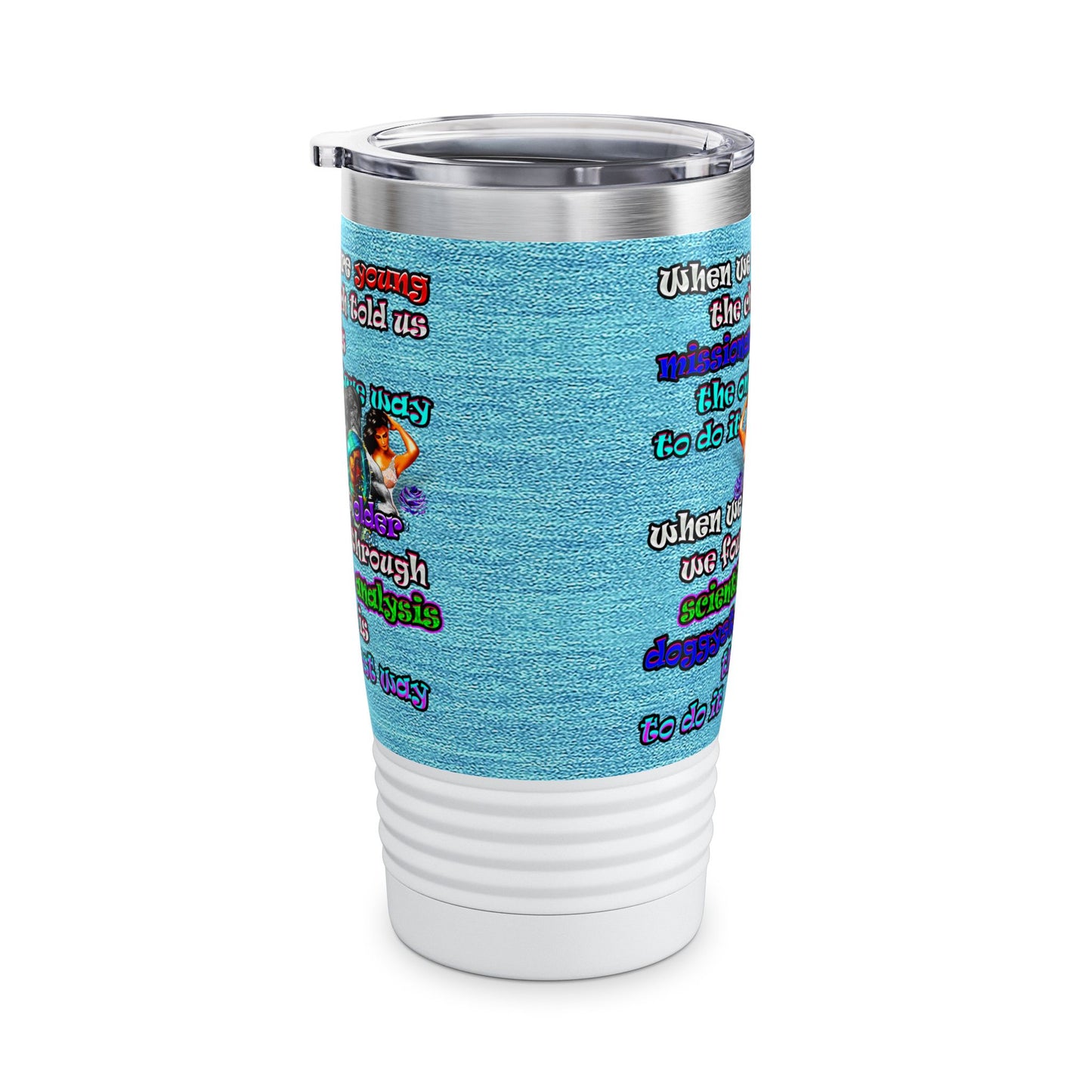 doggystyle - Ringneck Tumbler, 20oz (faded blue)