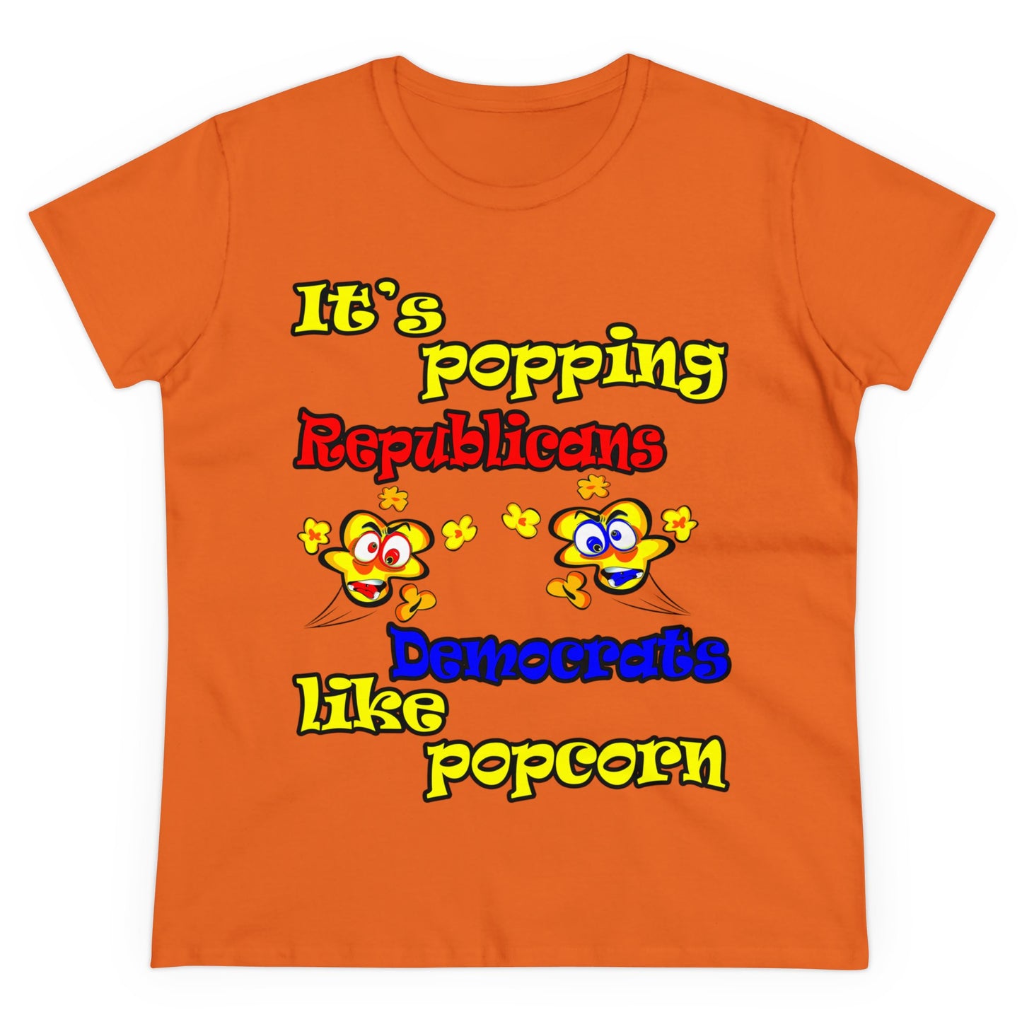popping like popcorn - Women's Midweight Cotton Tee