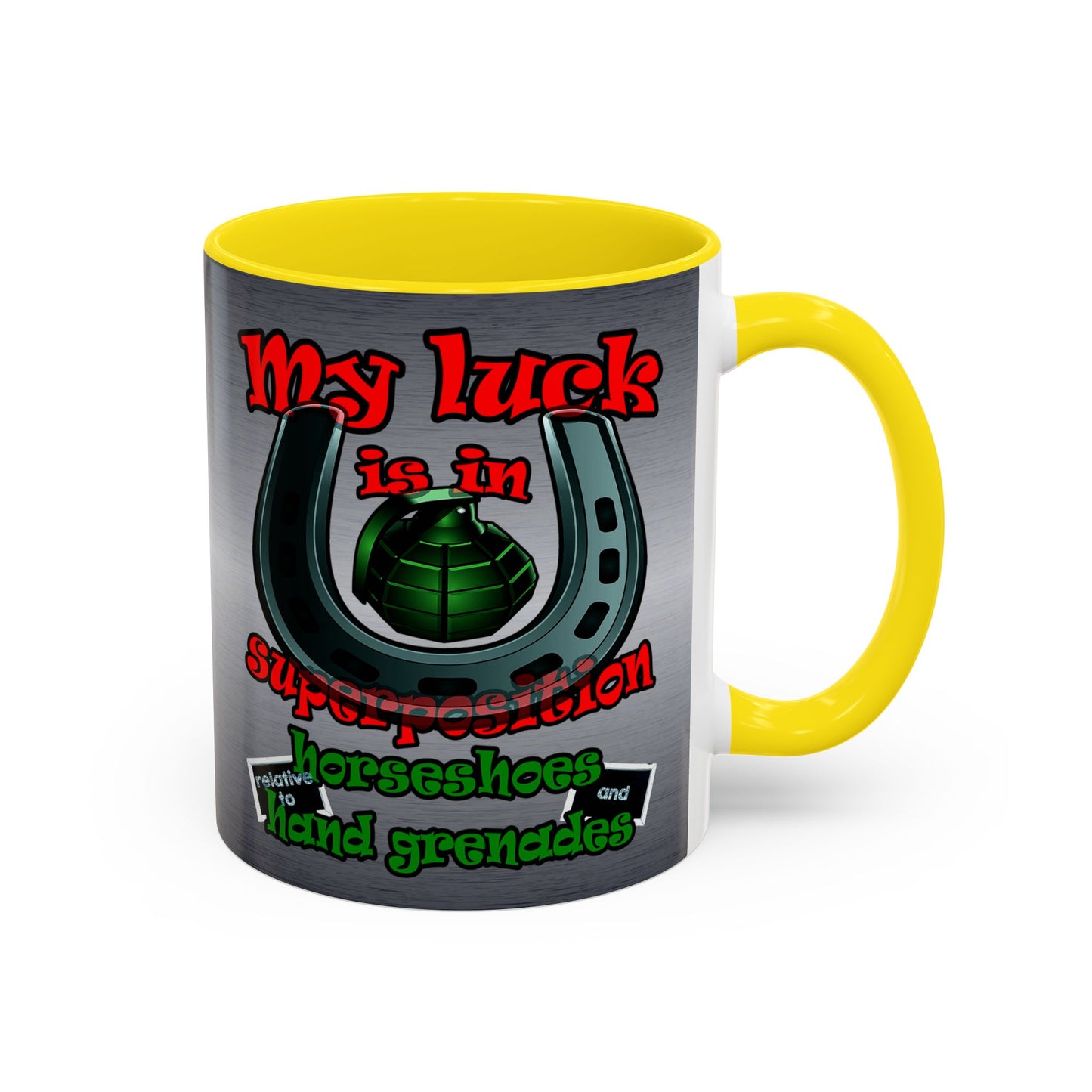 my luck - Accent Mug (brushed nickel)