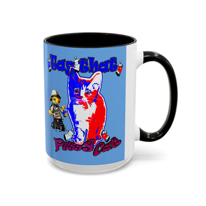 tag that - Accent Mug (light blue)