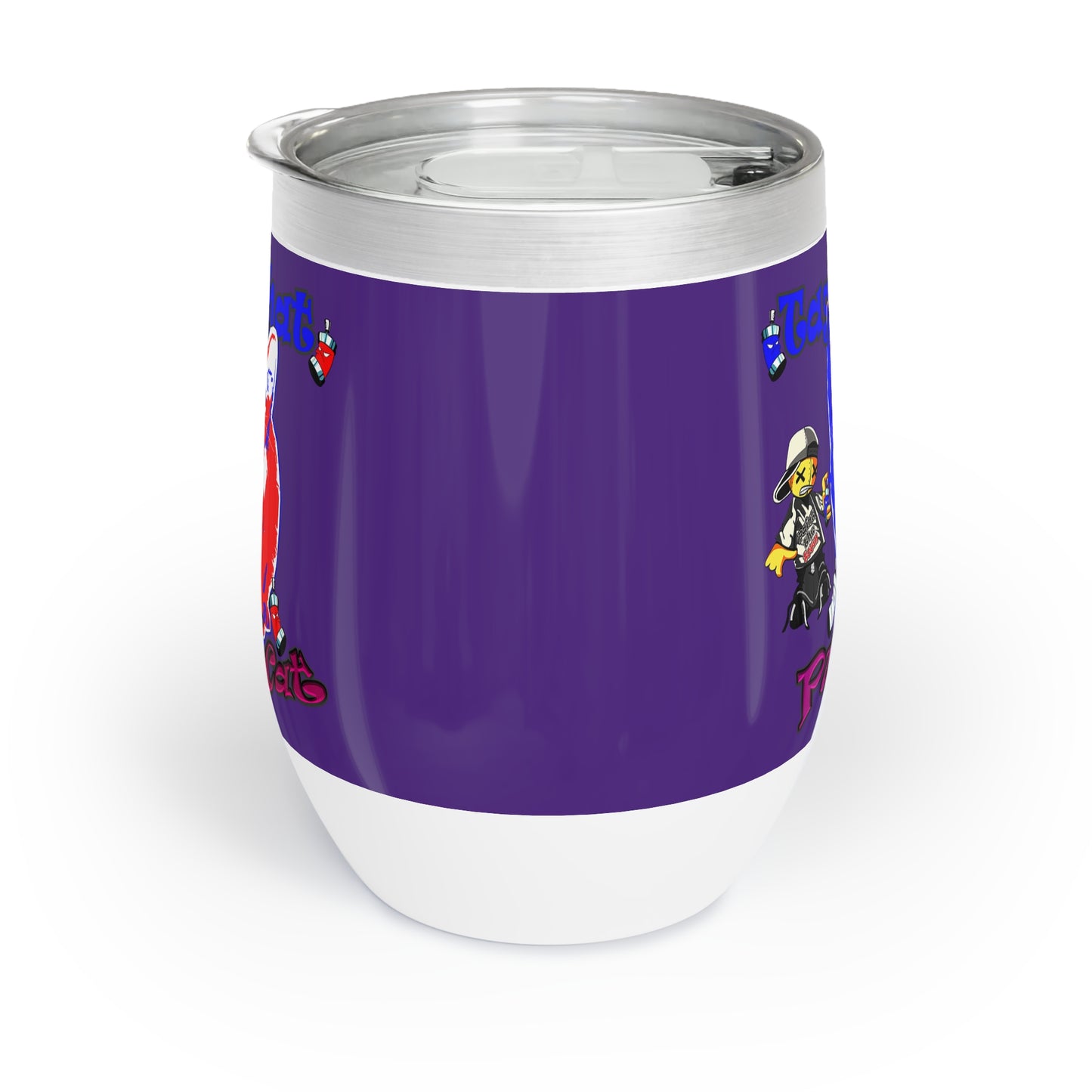 tag that - Chill Wine Tumbler (purple)