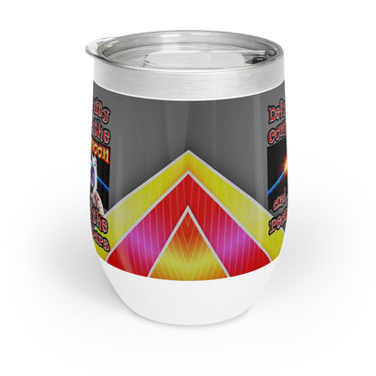 defy conquer reach - Chill Wine Tumbler (rainbow split)