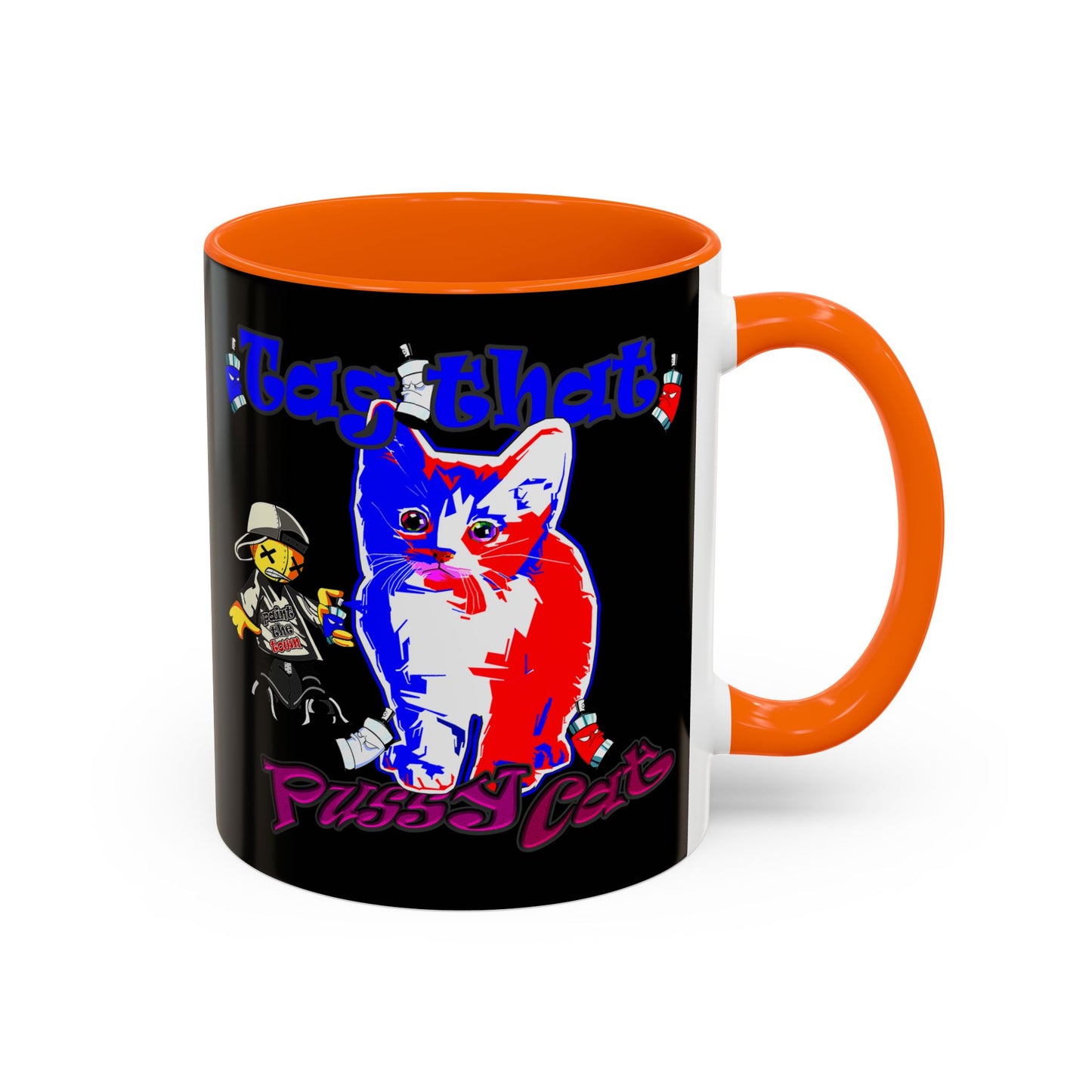 tag that - Accent Mug (black)