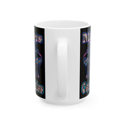 em cee squared - White Mug (black)