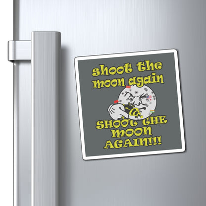 shoot the moon again - Magnets - (dark grey)