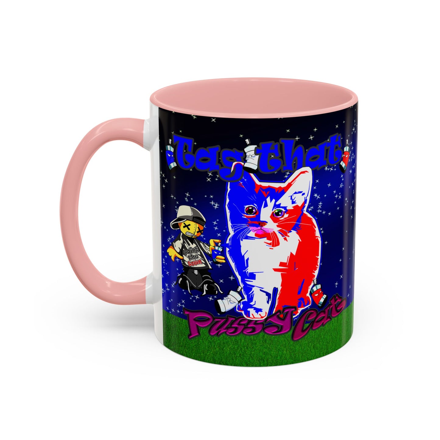 tag that - Accent Mug ('snoops' background)