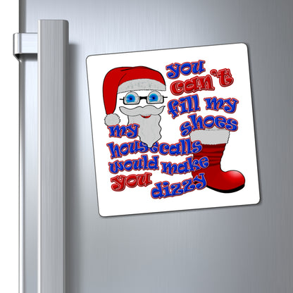 santa's shoes - Magnets - (white)