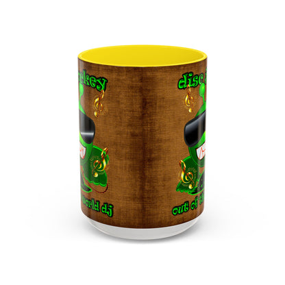 disc jockey - Accent Mug (brown papyrus)