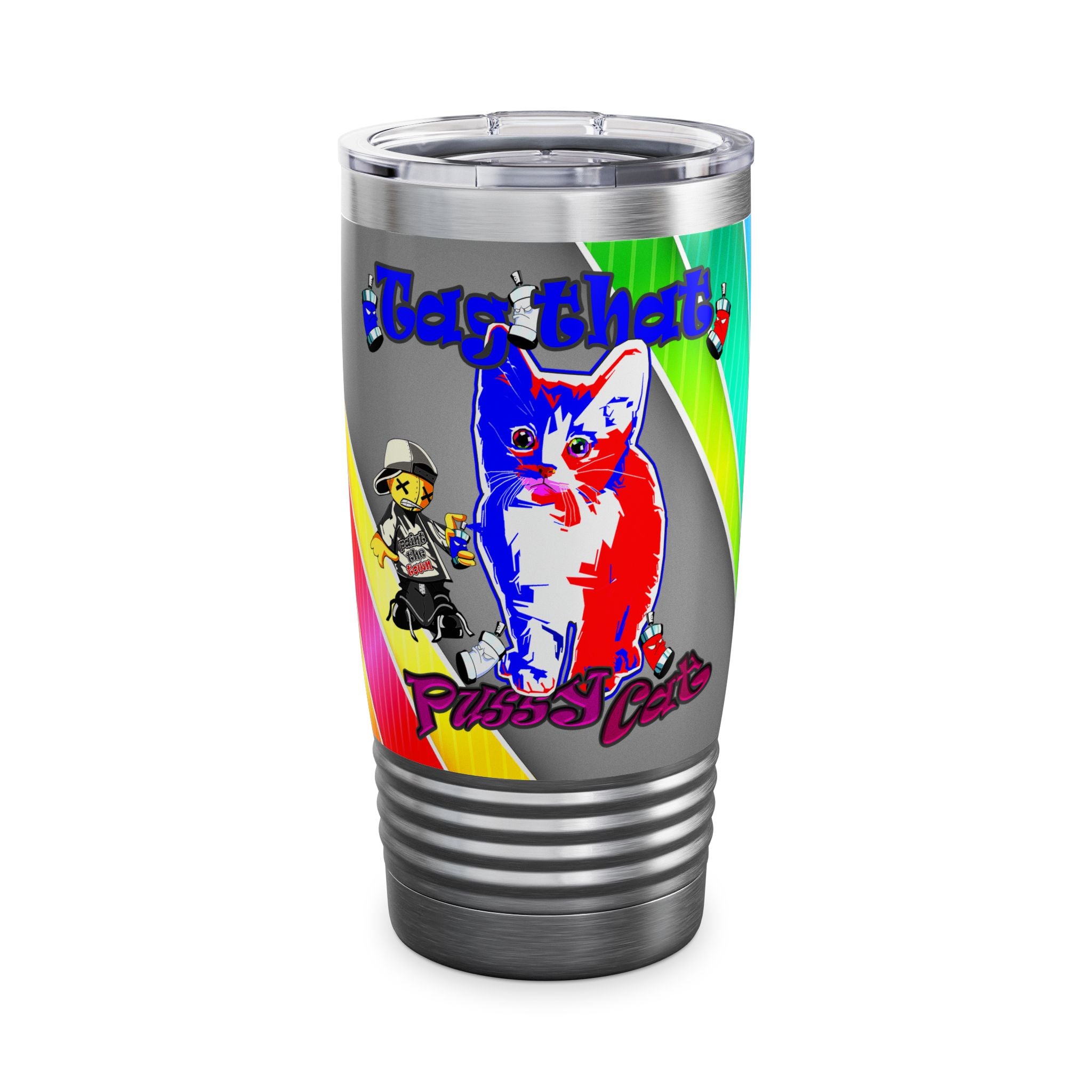 tag that - Ringneck Tumbler, 20oz (rainbow split)