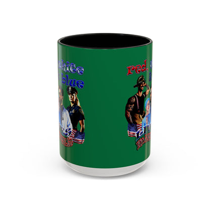 rw&b lives matter - Accent Mug (dark green)