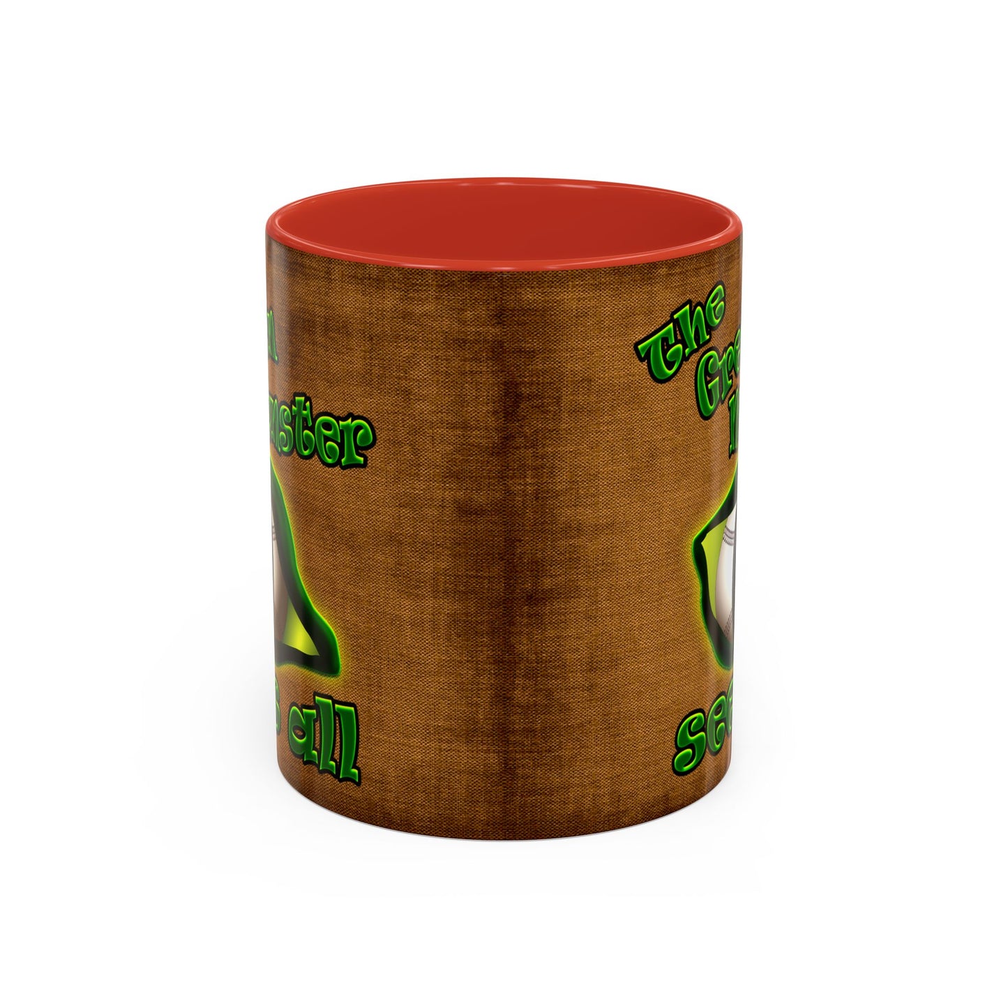 green monster - Accent Mug (brown papyrus)