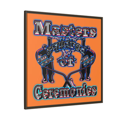 em cee squared - framed canvas art (crusta)